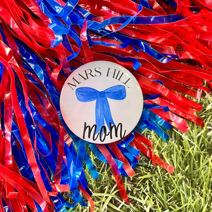 Mars Hill Mom Bow Button