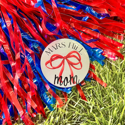 Mars Hill Mom Bow Button