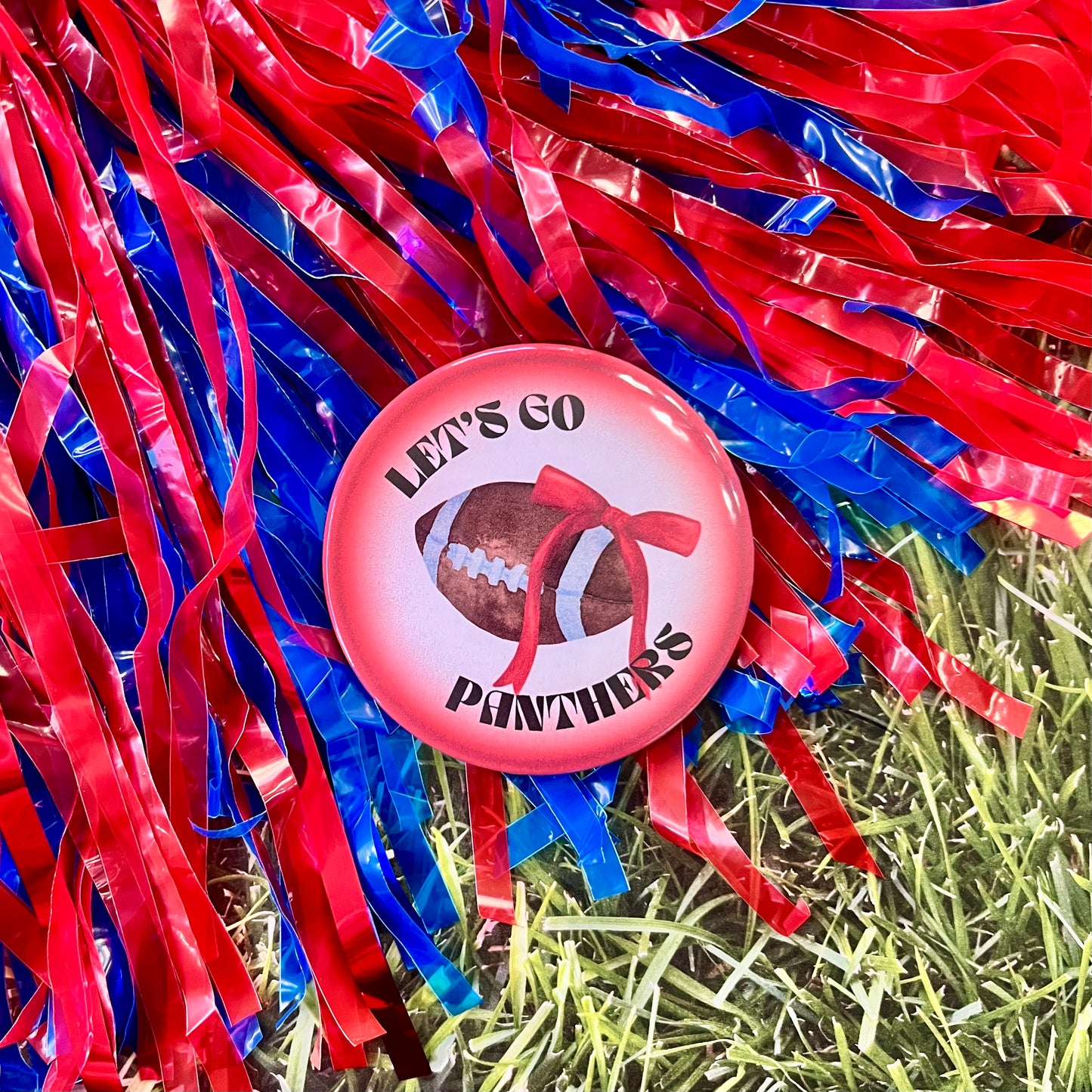 Let's Go Panthers Glow Button