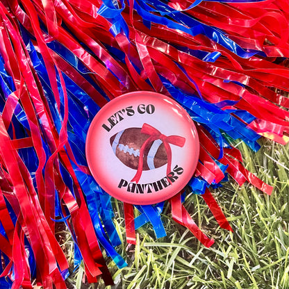 Let's Go Panthers Glow Button