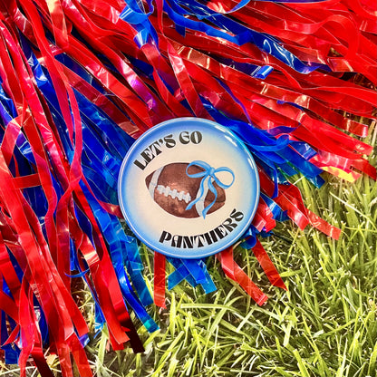 Let's Go Panthers Glow Button