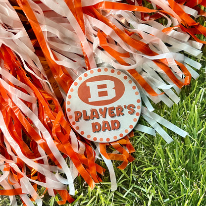 Custom Brooks Logo Player's Parents Button
