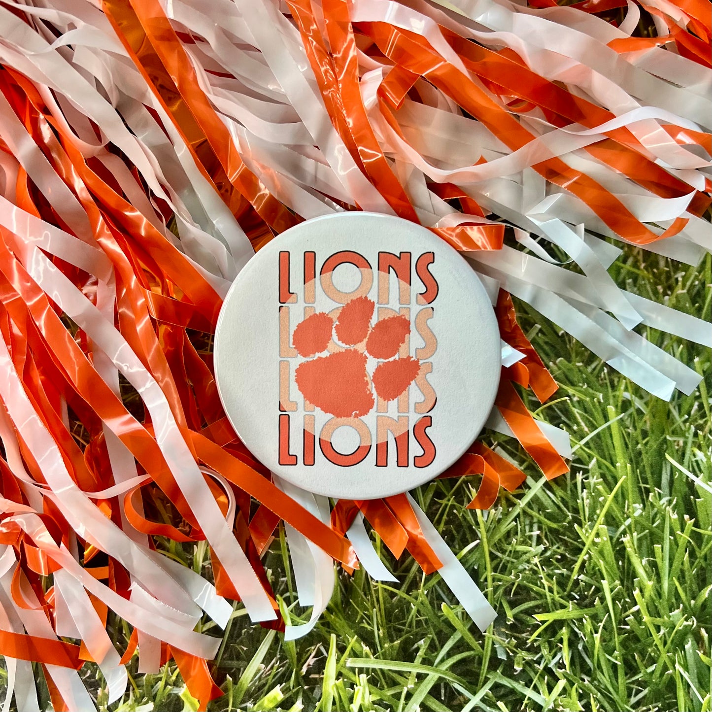 Brooks Lions Button