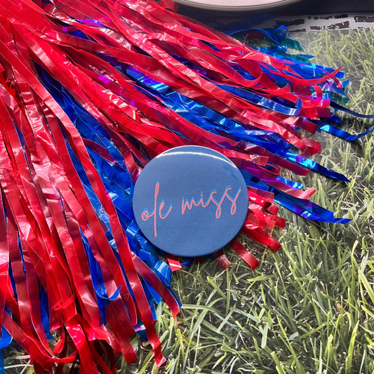 Ole Miss Script Button