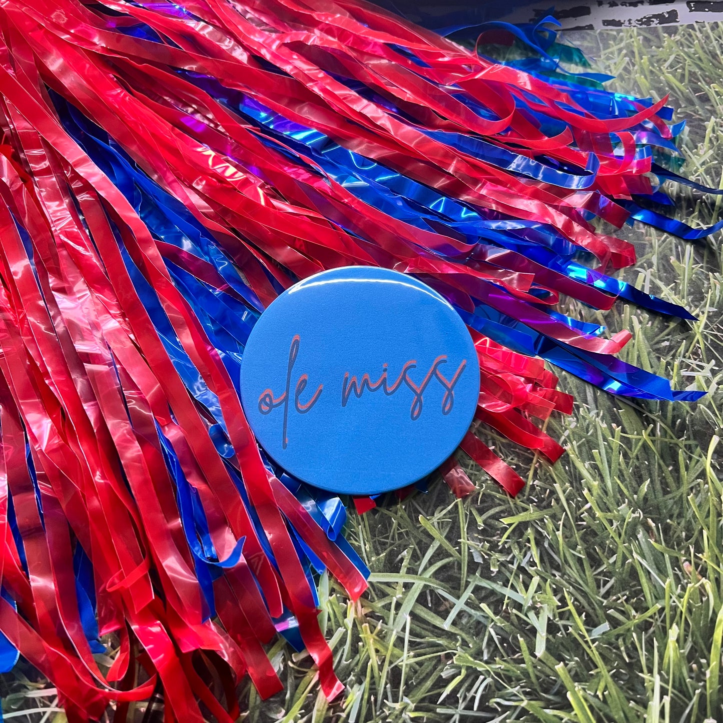 Ole Miss Script Button