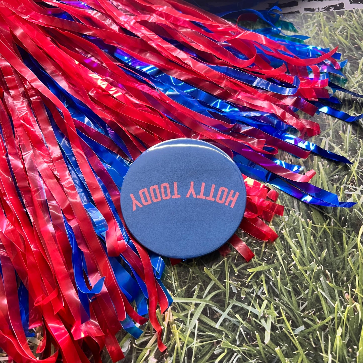 Hotty Toddy Upside Down Button