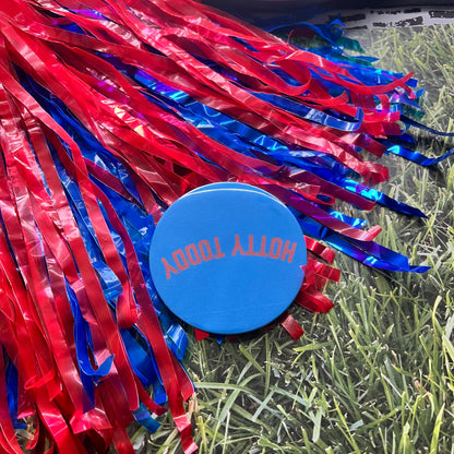 Hotty Toddy Upside Down Button