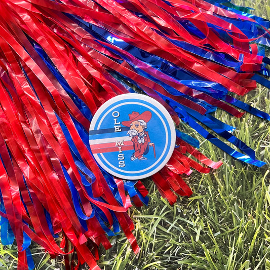 Colonel Reb Retro Stripe Button