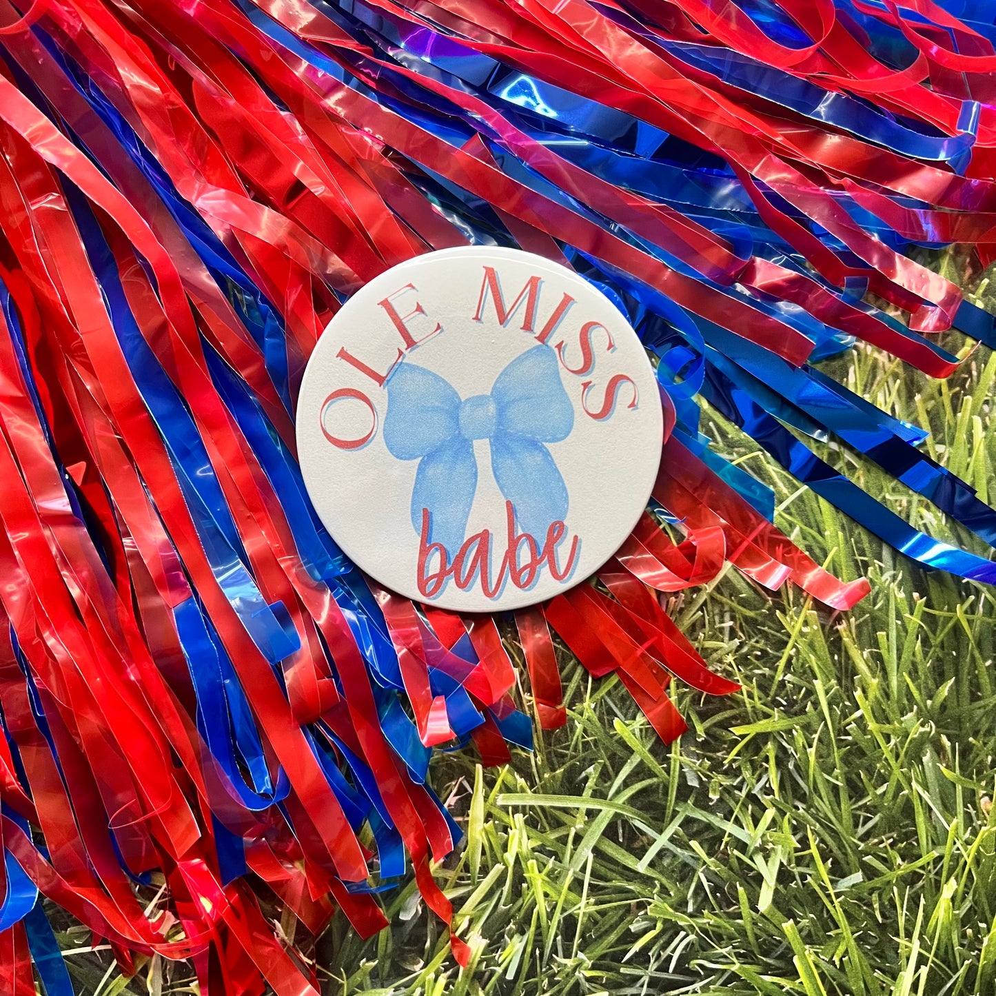Ole Miss Babe Button