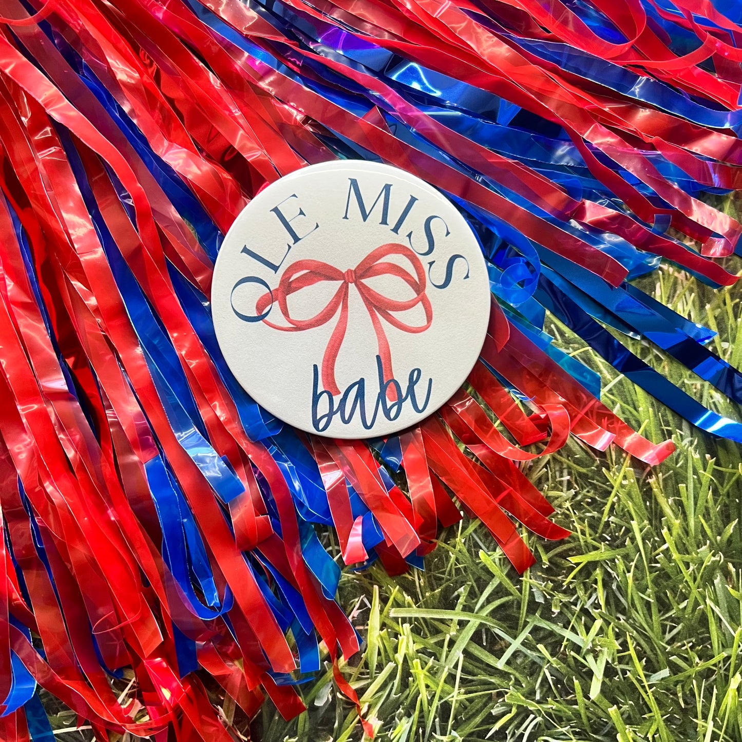 Ole Miss Babe Button