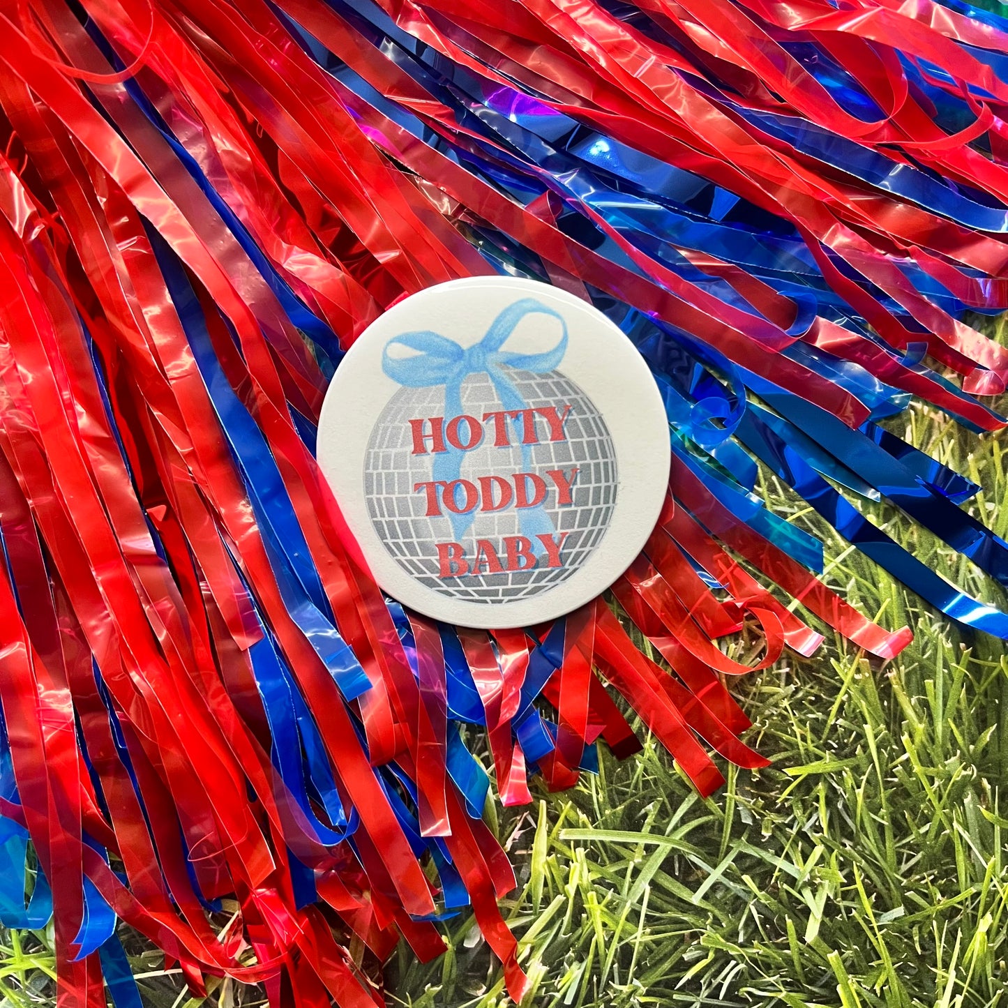 Hotty Toddy Disco Button