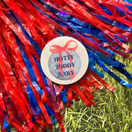 Hotty Toddy Disco Button