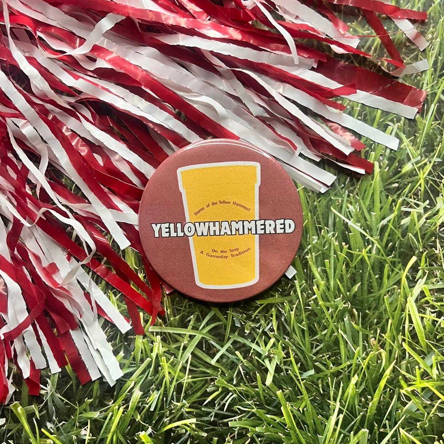 Yellowhammered Button