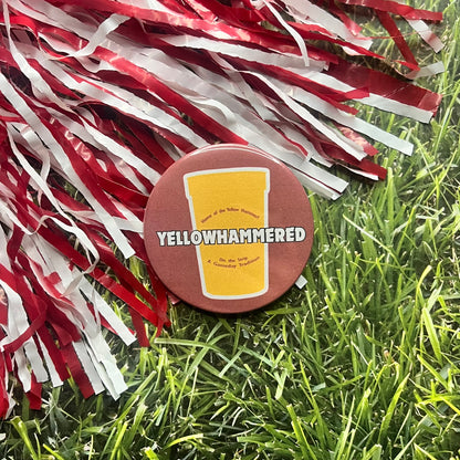 Yellowhammered Button