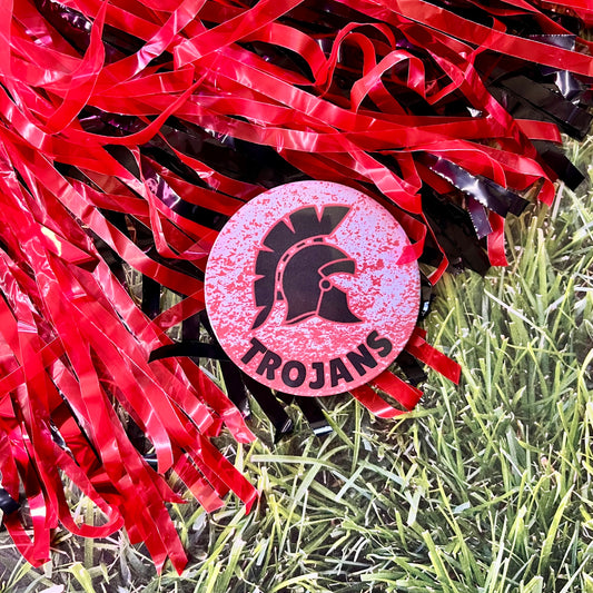 Trojan Helmet Logo Button