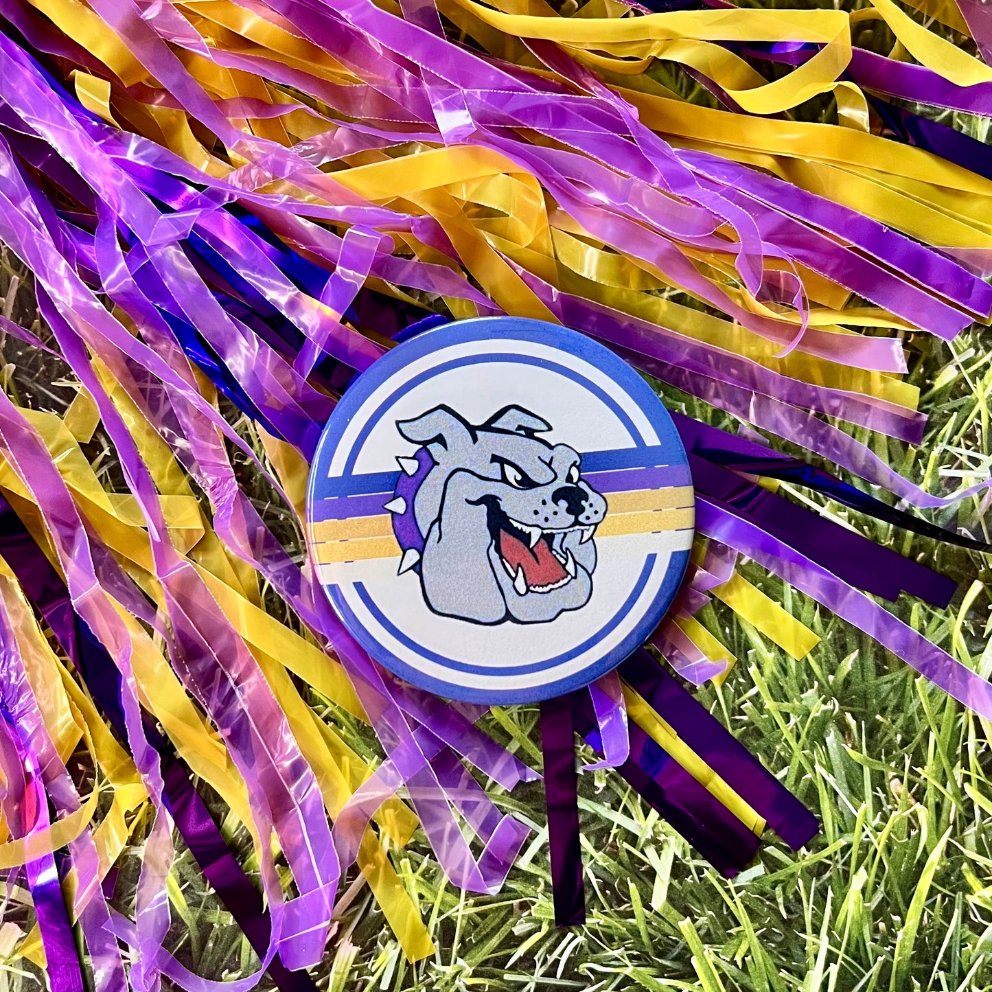 Sheffield Logo Retro Stripe Button