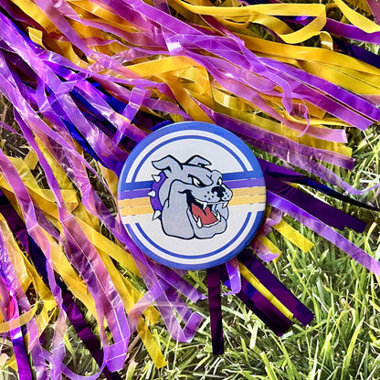 Sheffield Logo Retro Stripe Button