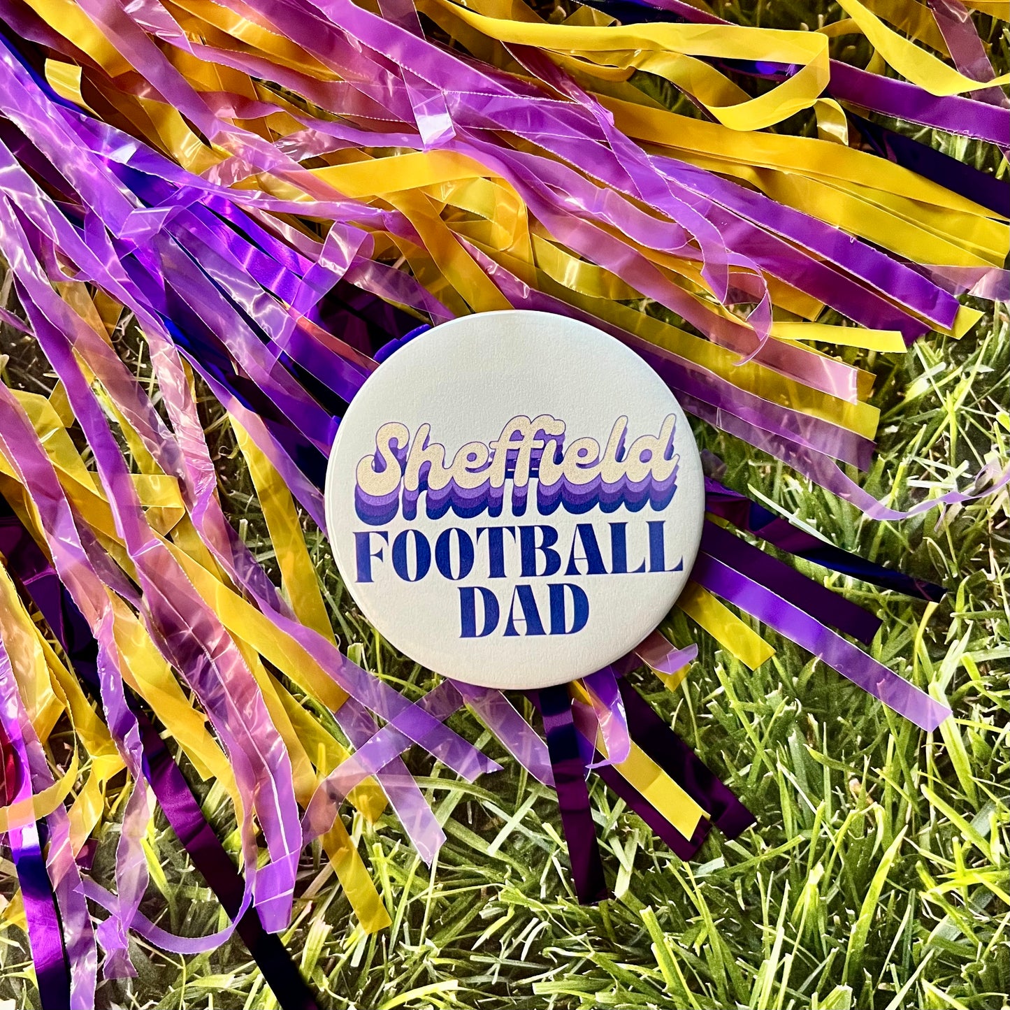 Sheffield Retro Football Parent Button