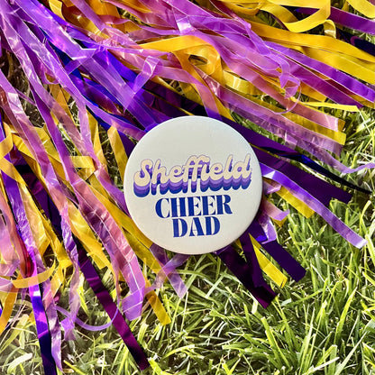 Sheffield Retro Cheer Parent Button