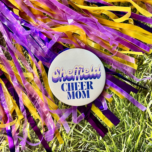 Sheffield Retro Cheer Parent Button