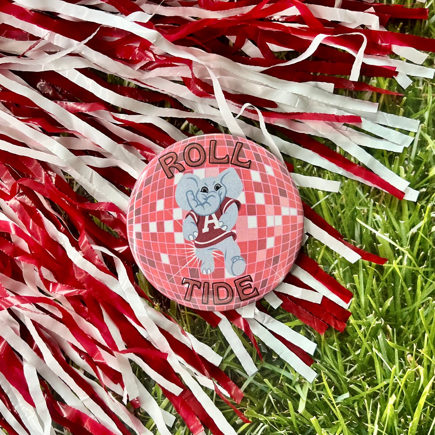 Roll Tide Disco Button