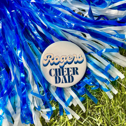 Rogers Retro Cheer Parents Button