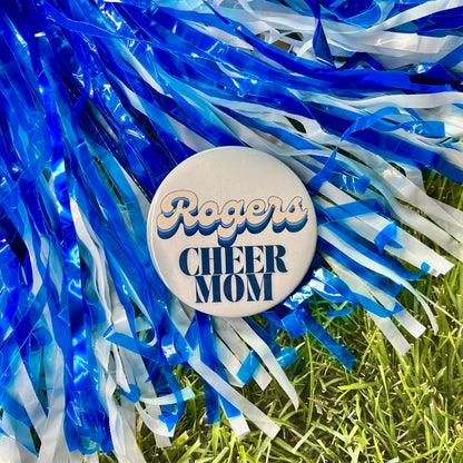 Rogers Retro Cheer Parents Button