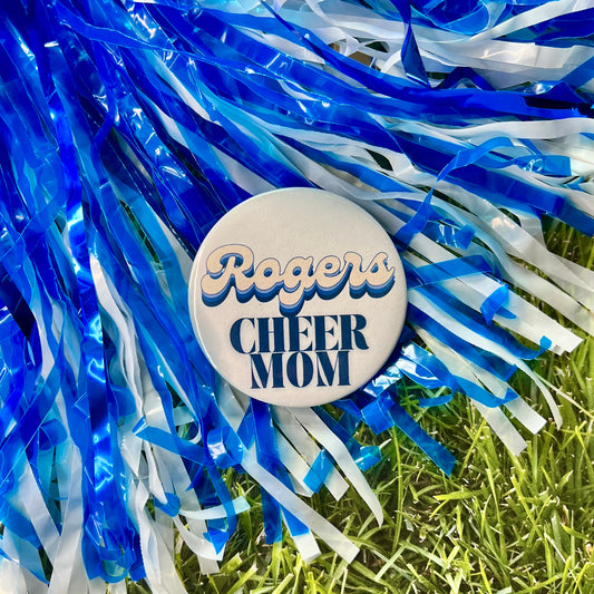 Rogers Retro Cheer Parents Button