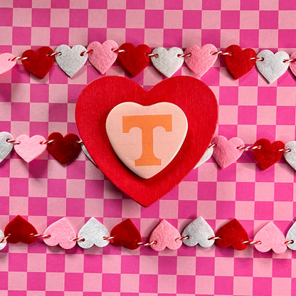 Tennessee Vols Logo Heart Button