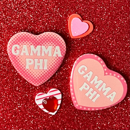 Gamma Phi Heart Button