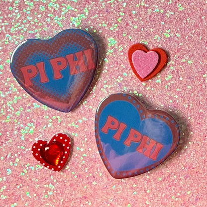 Pi Phi Heart Button