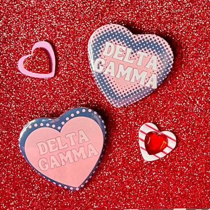 Delta Gamma Heart Button
