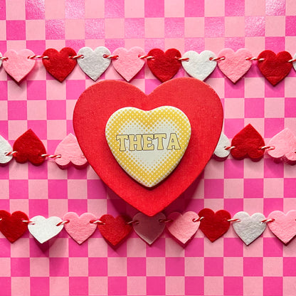 Theta Heart Buttons