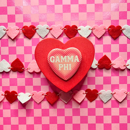 Gamma Phi Heart Button