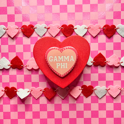Gamma Phi Heart Button