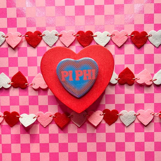 Pi Phi Heart Button