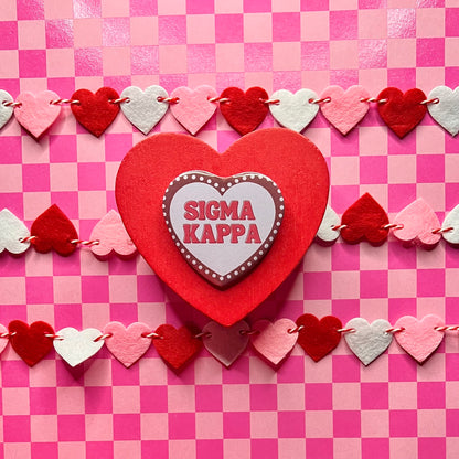 Sigma Kappa Heart Button