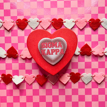 Sigma Kappa Heart Button