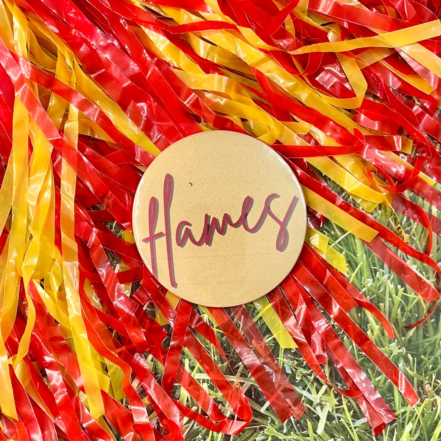 Flames Script Button