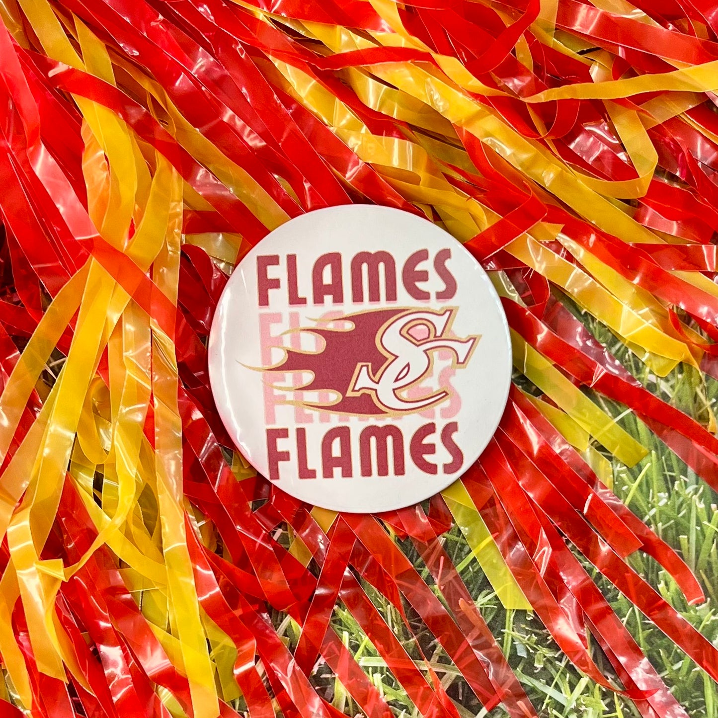 Flames Logo Button