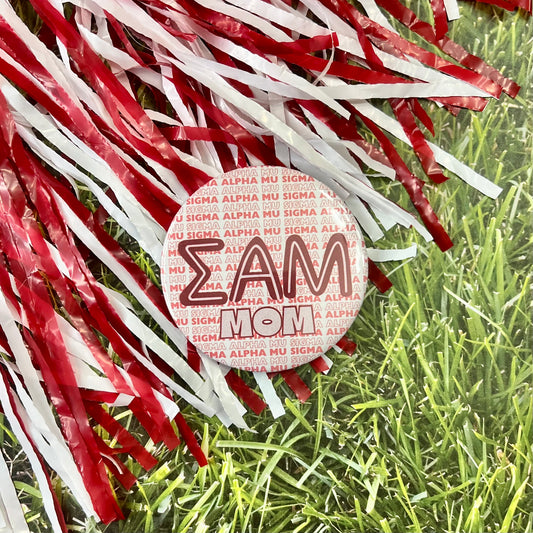 Sigma Alpha Mu Parents Logo Button