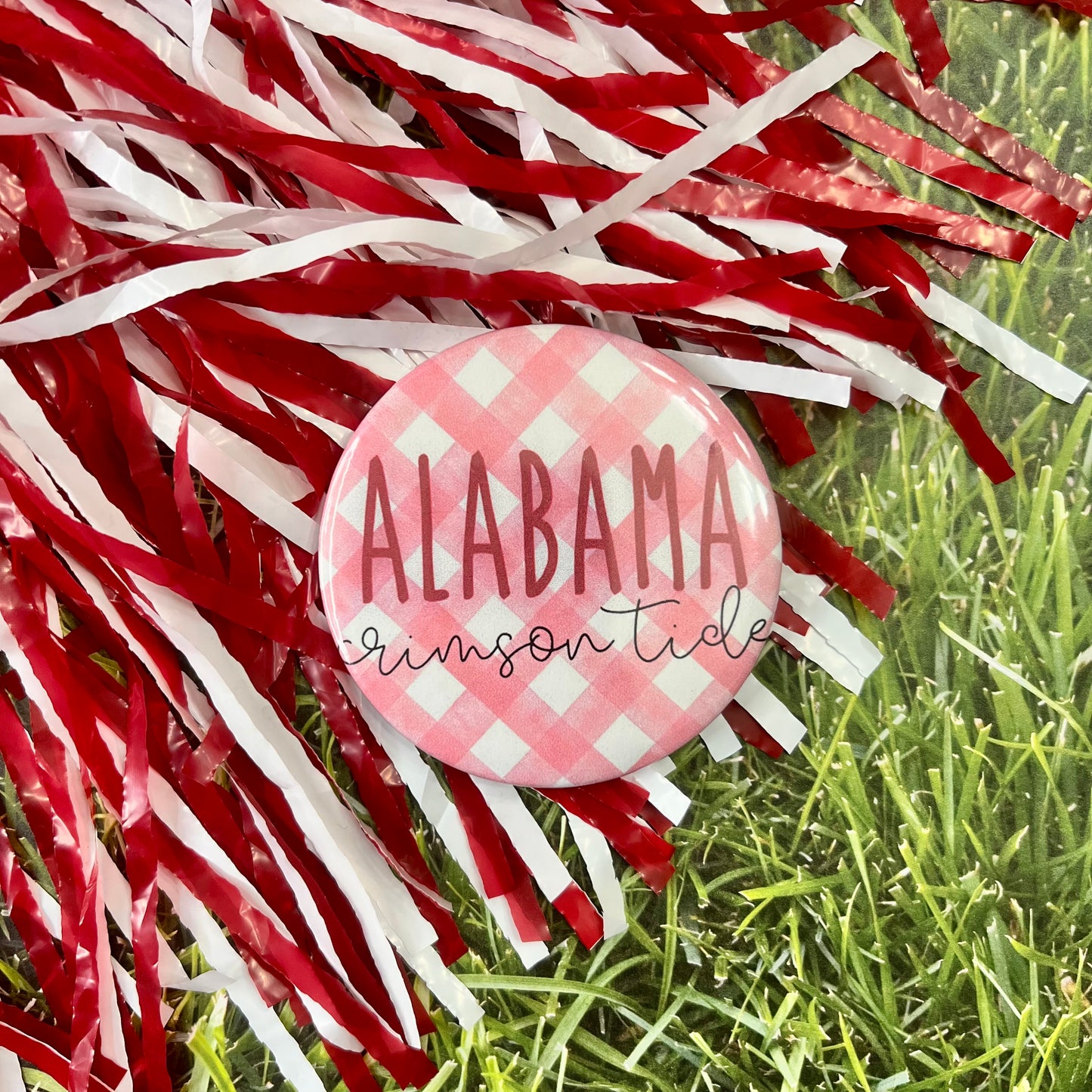 Alabama Crimson Tide Button