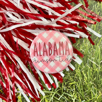 Alabama Crimson Tide Button