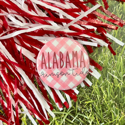 Alabama Crimson Tide Button