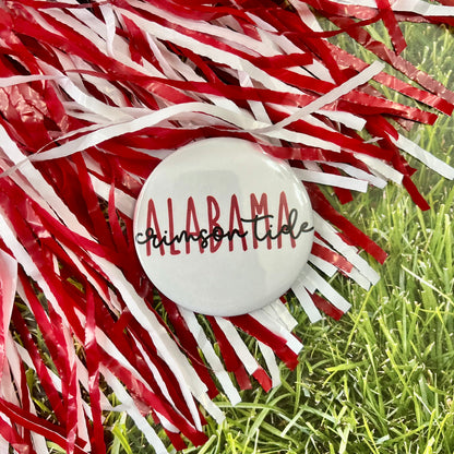 Alabama Crimson Tide Button