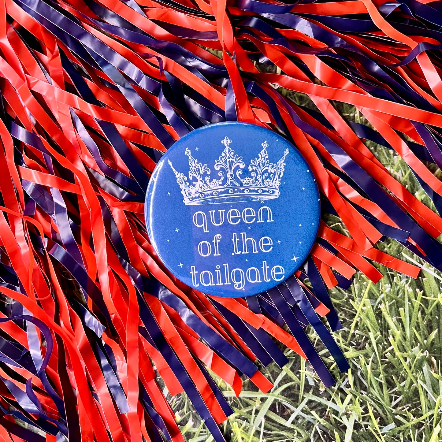Queen of the Tailgate Button
