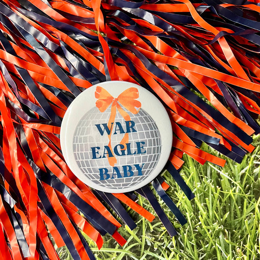 War Eagle Disco Button