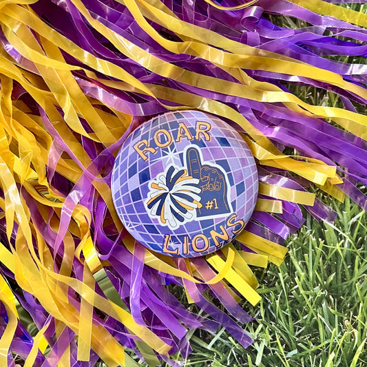 Roar Lions Disco Button