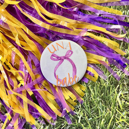UNA Babe Bow Button