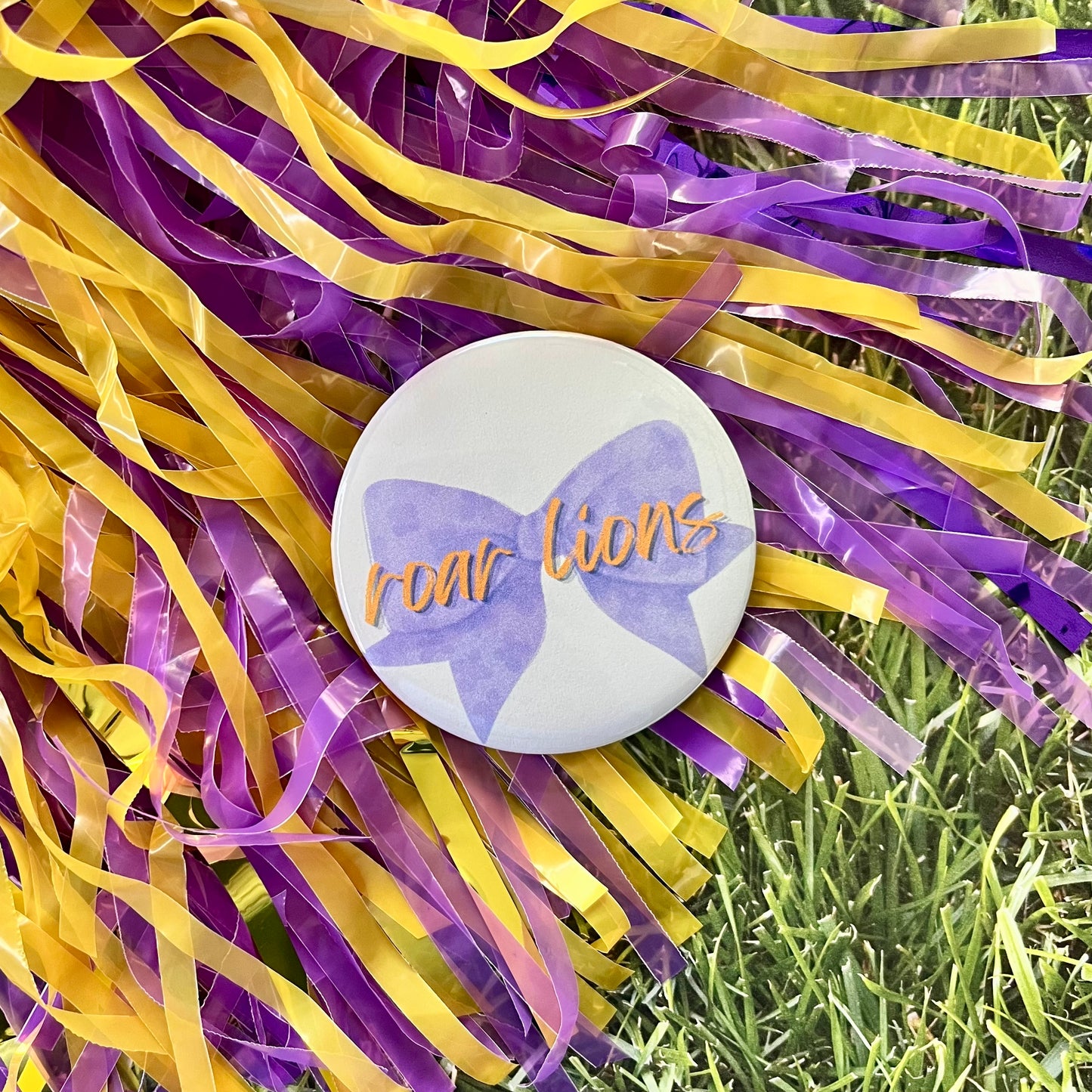 Roar Lions Bow Button